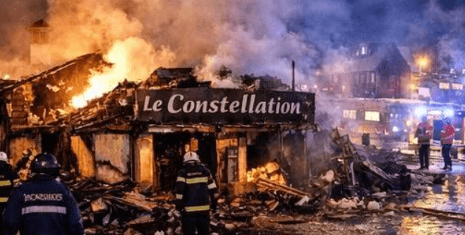 новый год пожар Le Constellation