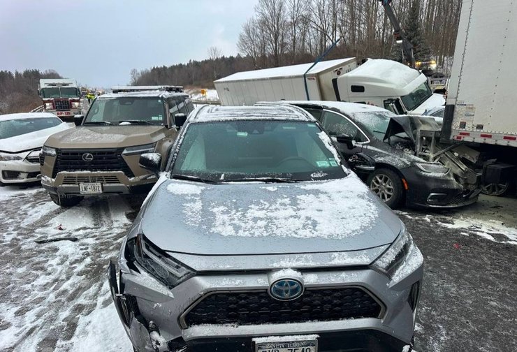 нью-йорк гололед