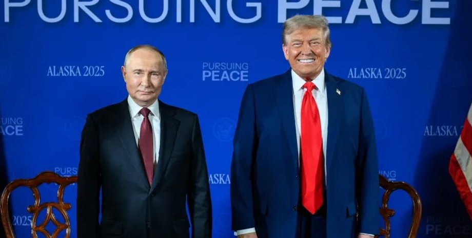 дональд трамп и путин на аляске