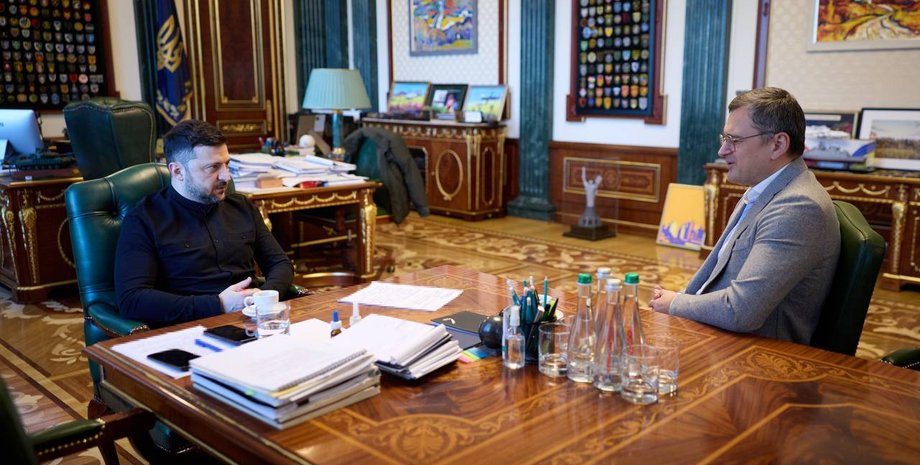 Владимир Зеленский и Дмитрий Кулеба встречались в Офисе президента
