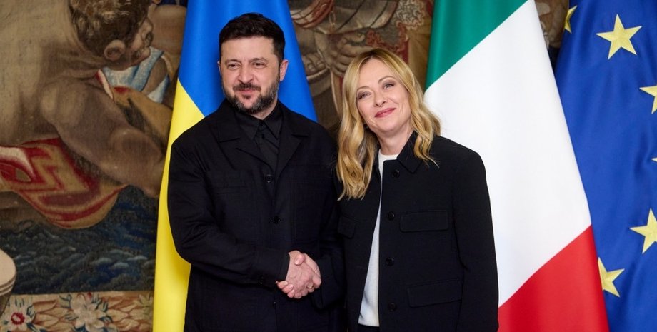 владимир зеленский и джорджия мелони