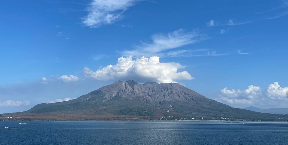 вулкан сакурадзима в японии