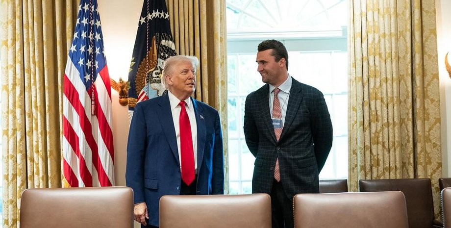 Дональд Трамп прокомментировал покушение на Чарли Кирка Дональд Трамп и Чарли Кирк